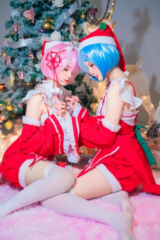 RE从零开始的异世界生活COS拉姆雷姆COS正片 - 夏柠柠